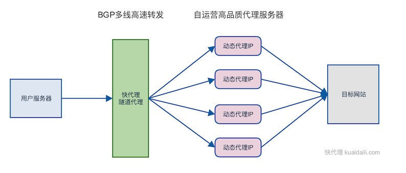 隧道代理示意图